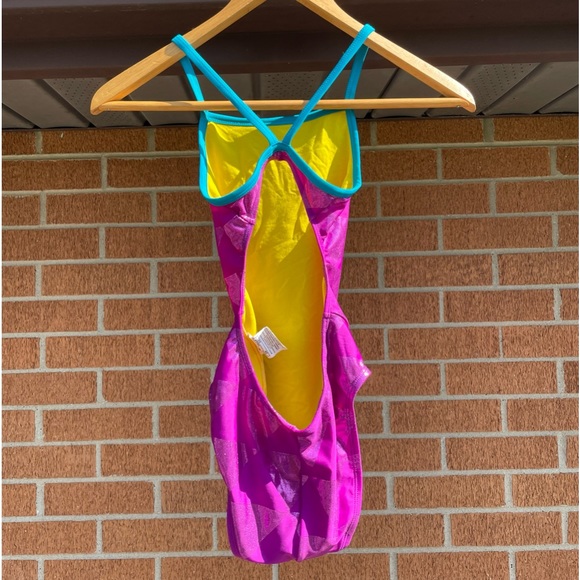 ๐โโ๏ธ NWOT | The Finals Funky Foil Funnies Wingback Training Swimsuit ๐โโ๏ธ - Picture 7 of 10